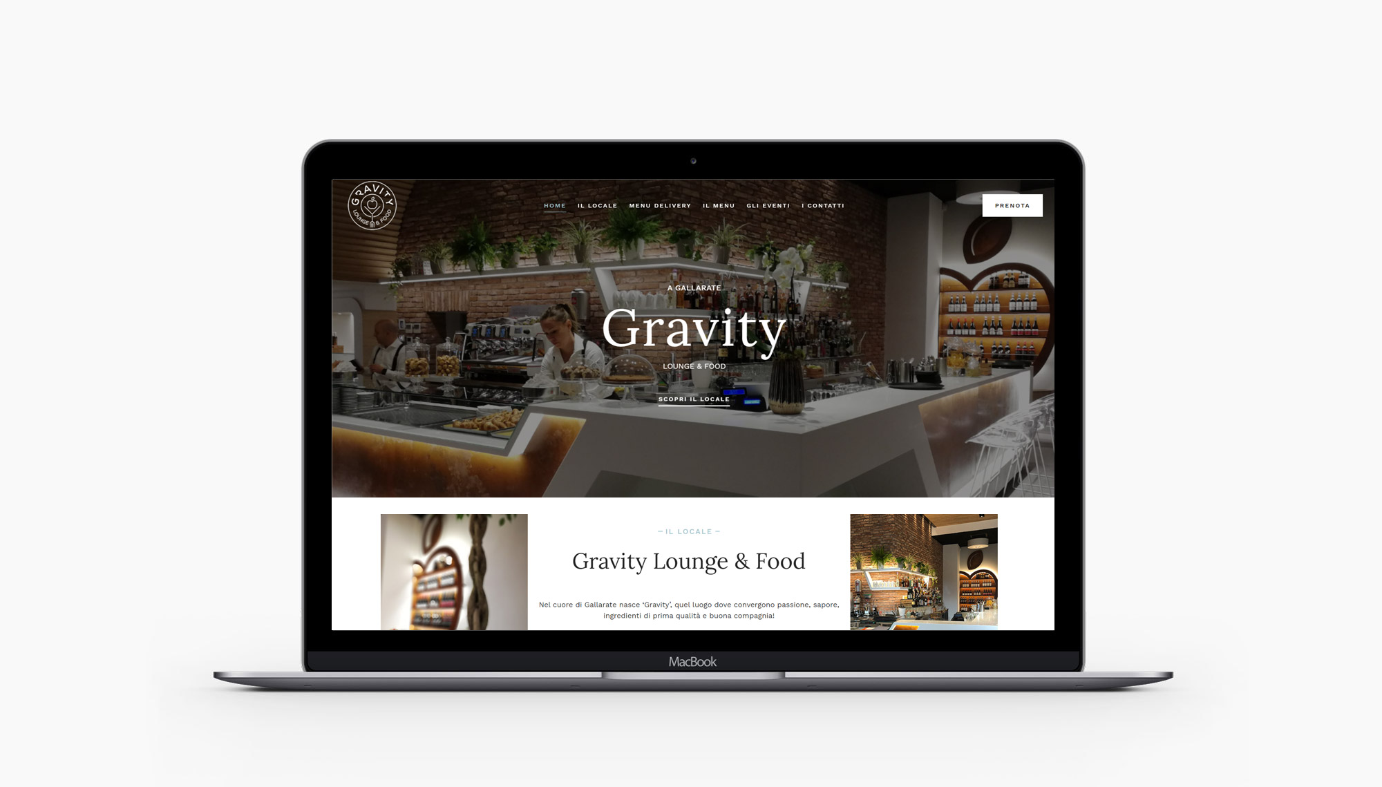 Gravity lounge gallarate web site portfolio iaiastyle